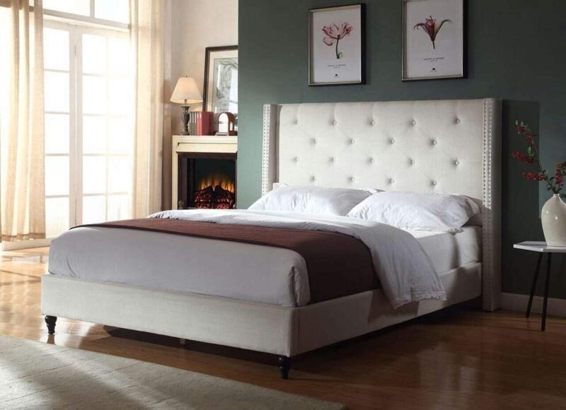 Rosevera Angelo Tufted Upholstered Panel/Platform Bed - Image 2